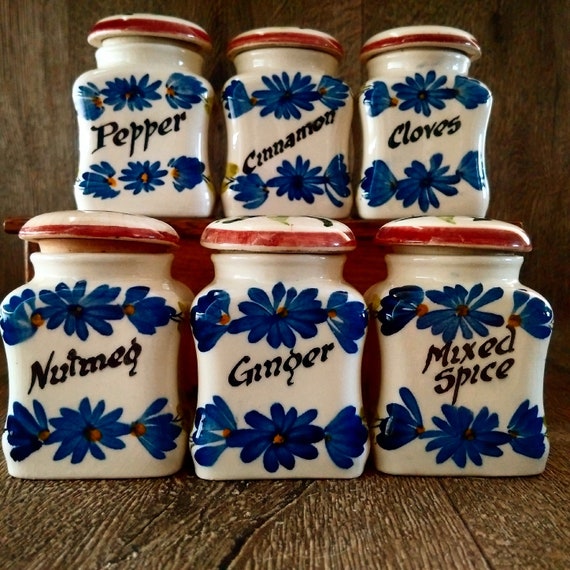 Set of 6 Spice Jars