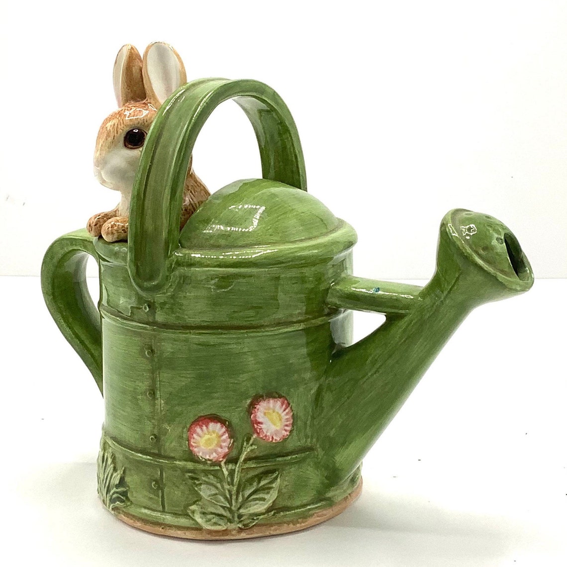 PETER RABBIT TEAPOT in the Watering Can by Enesco / Beatrix Etsy