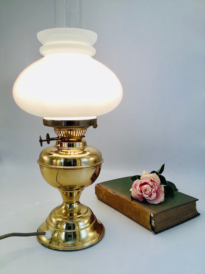 HUGE 50cm Electric Oil Lamp in Perfect Working Order With Etsy