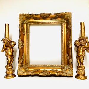 Large GOLD GESSO FRAME 38 x 30cm