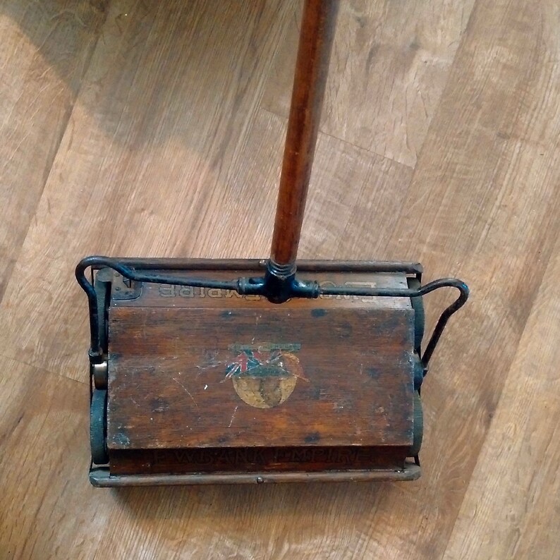 Love your Housework Early Wooden Vacuum Cleaner BRITISH Etsy