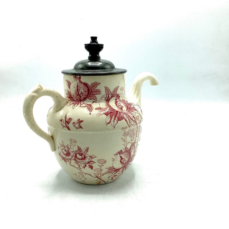 Antique Doulton Patented SELFPOURING TEAPOT pomegranate/ Etsy UK
