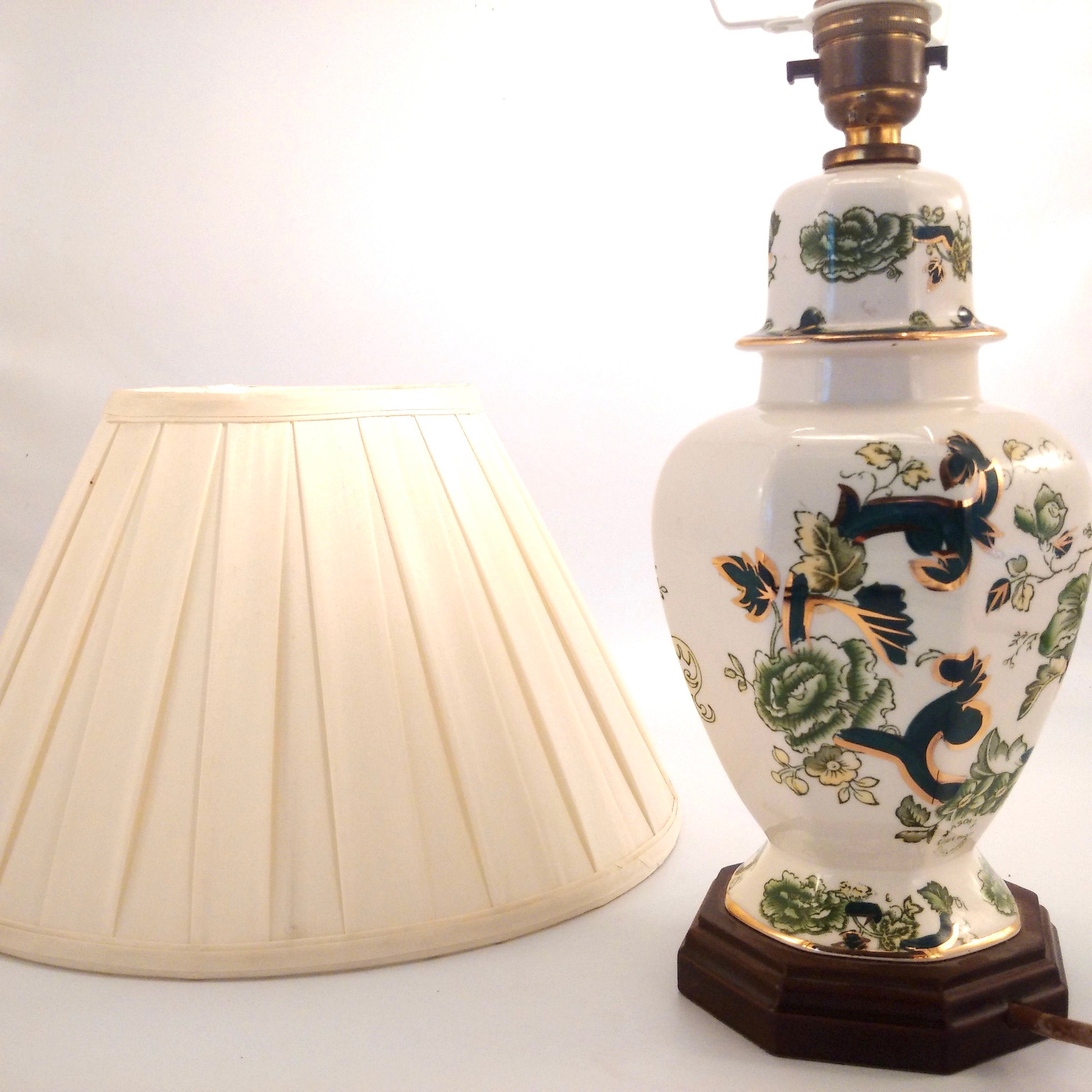 Exquisite MASON'S CHARTREUSE LAMP plus Fine Quality Shade Etsy