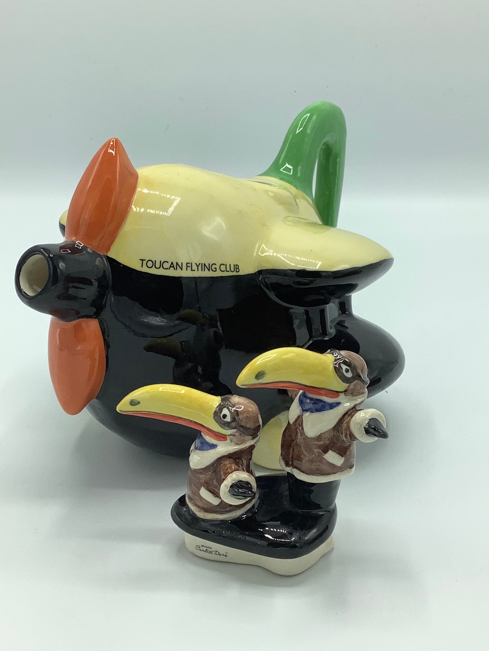 Perfect Very Rare CARLTON TOUCAN TEAPOT / Guinness Brewery Etsy