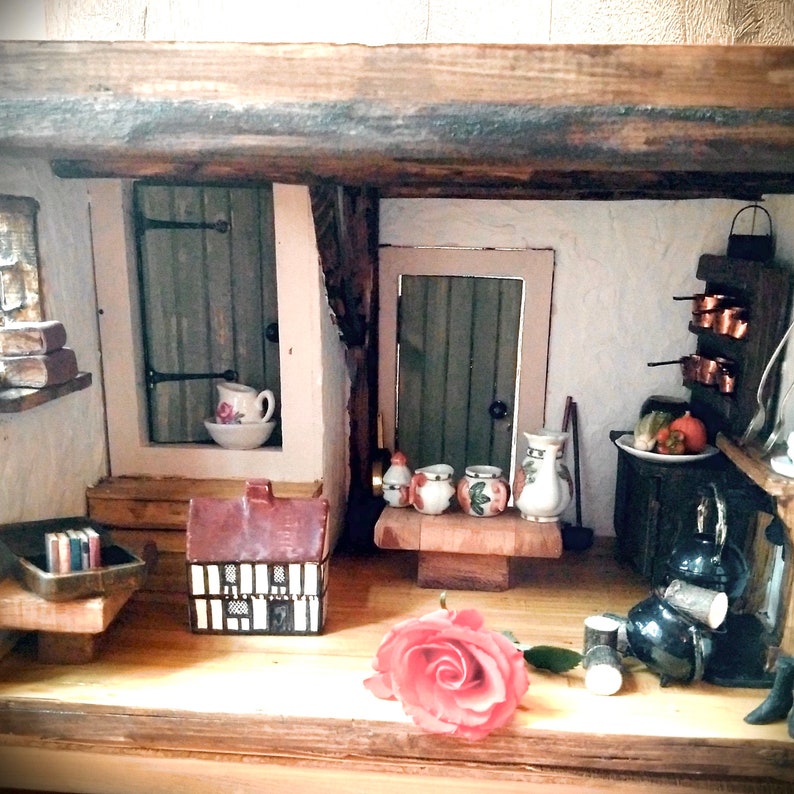 ANNE HATHAWAY'S KITCHEN Hand-made One Of A Kind 1:12 Scale ...