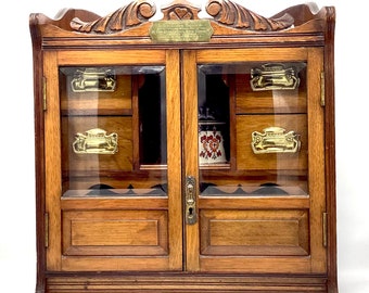 England製アンティーク 木製葉巻ケース Cigar Cabinet England製アンティーク 木製葉巻ケース Cigar Cabinet Amazon.co