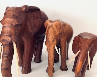 ケニアのアフリカの木製象 - Etsy 日本