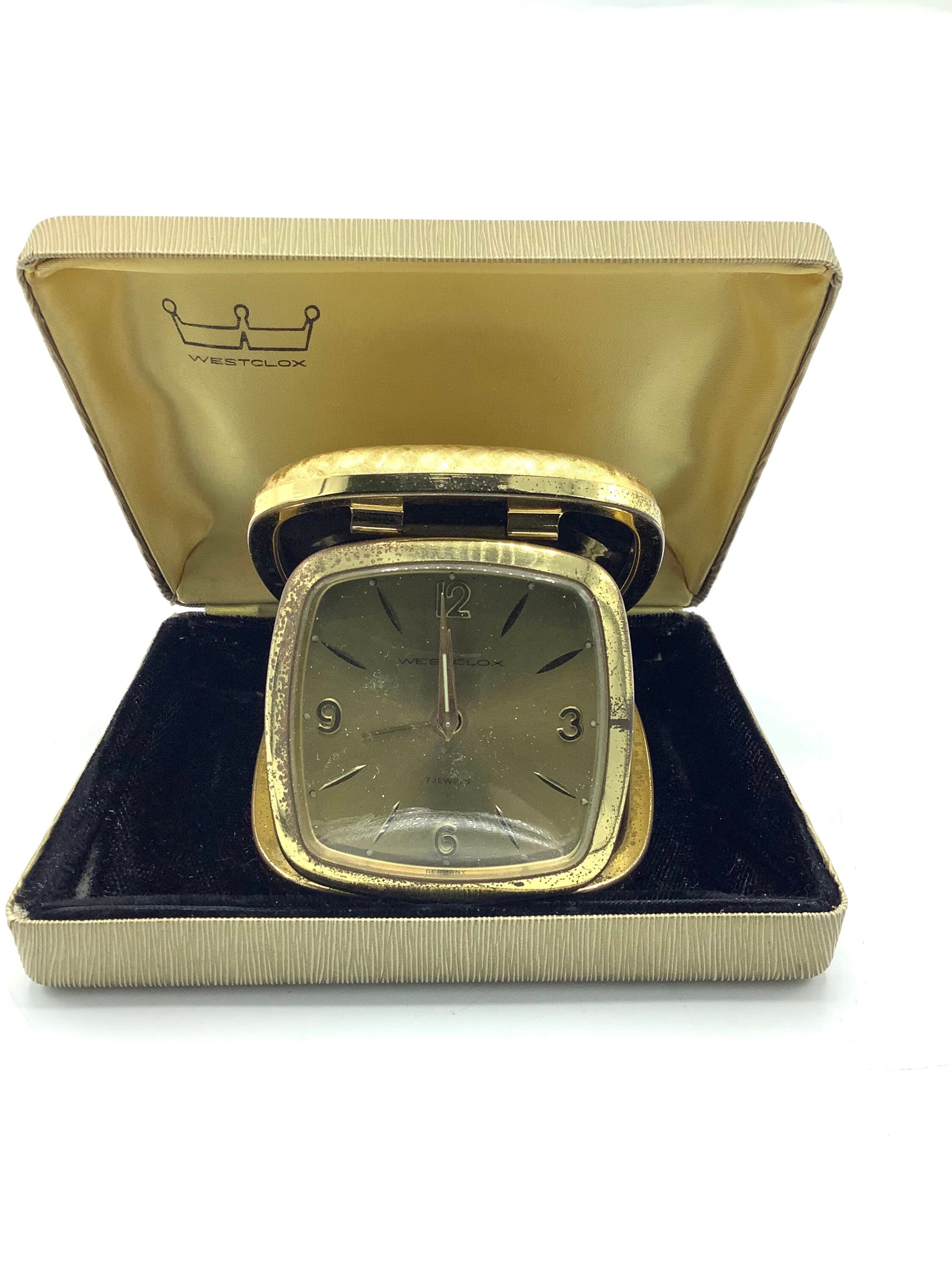 Westclox Travel Alarm Clock With Original Westclox Box Made in Etsy UK