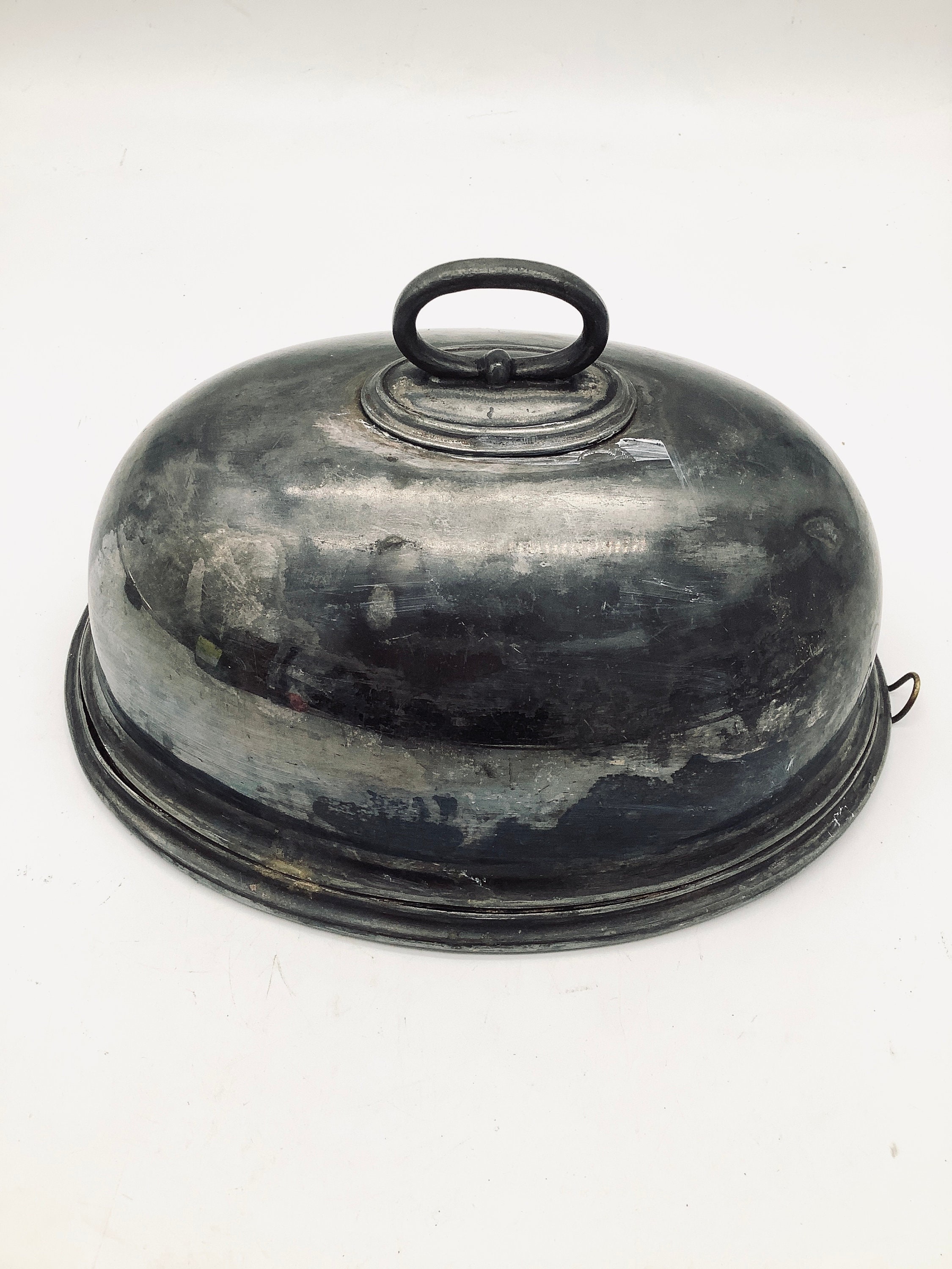 Petite Cloche En Métal Argenté Pour Beurre - Style Hôtel - Protection Alimentaire