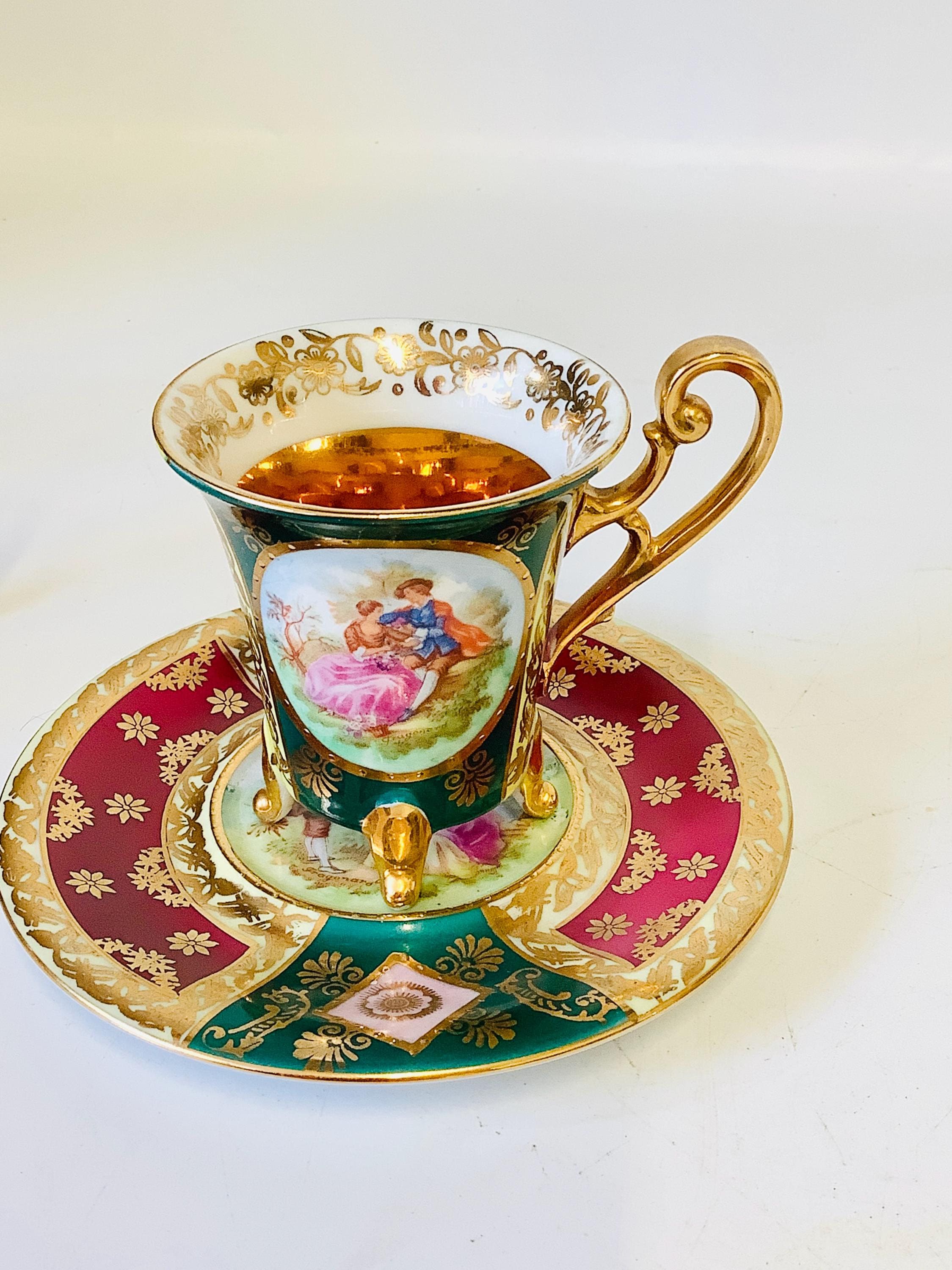 Lot De 2 Mugs Fragonard - Occasion En Bon état