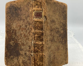 18th Century (Published 1771) Edition “Night Thoughts On Life, Death & Immortality” by The Reverend Edward Young / Georgian Poetry Book