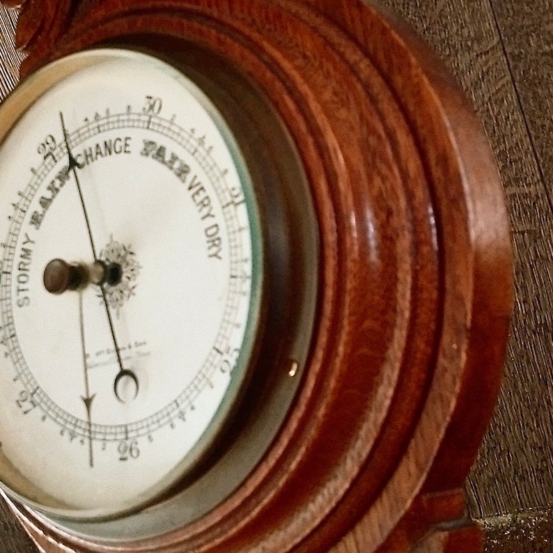 ANTIQUE R. Mcqueen BAROMETER Newcastleupontyne // English Etsy