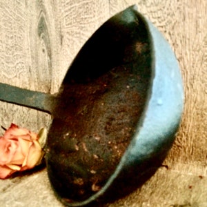 Huge! ANCIENT BLACKSMITH&#39;S SMELTING Iron Ladle // Victorian Hardware // Antique Kitchenalia // Fabulous Man-cave, Inn or Restaurant Prop //