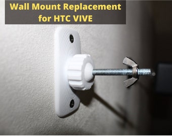 Paquete de 2 soportes de pared/anclajes de repuesto para la estación base HTC VIVE