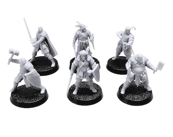 Middenheimer Style Warband x6 – 28mm Grimdark Fantasy Miniatures