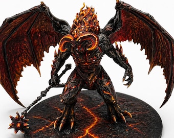 Wizard vs Infernal Demon Miniature Set – 28mm Resin RPG Figures (Set of 2)