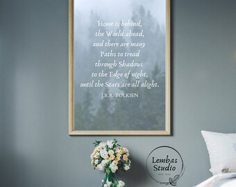 J.R.R. Tolkien Quote Print | Digital Download | Lord of the Rings Print | Pippin's song