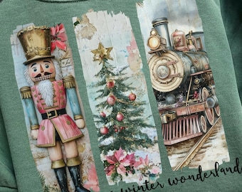 Noël Casse-Noisette PNG : design rétro victorien à sublimation (téléchargement numérique)