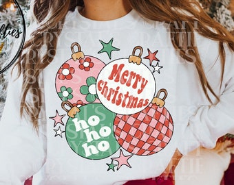 Retro Christmas Ornaments, Retro Christmas tshirt designs, Christmas Sublimation, Christmas PNG, Retro Christmas PNG, Christmas t shirt png