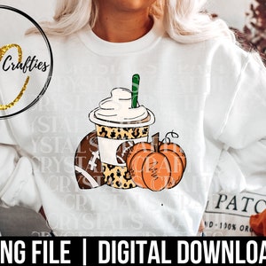 Fall Football Sublimation, Pumpkin Spice Sublimation, Fall Sublimation Download, Pumpkin PNG, Fall PNG, Fall Coffee PNG, Fall Football png,