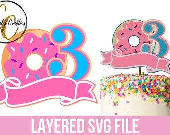 Download Donut Birthday Svg Etsy