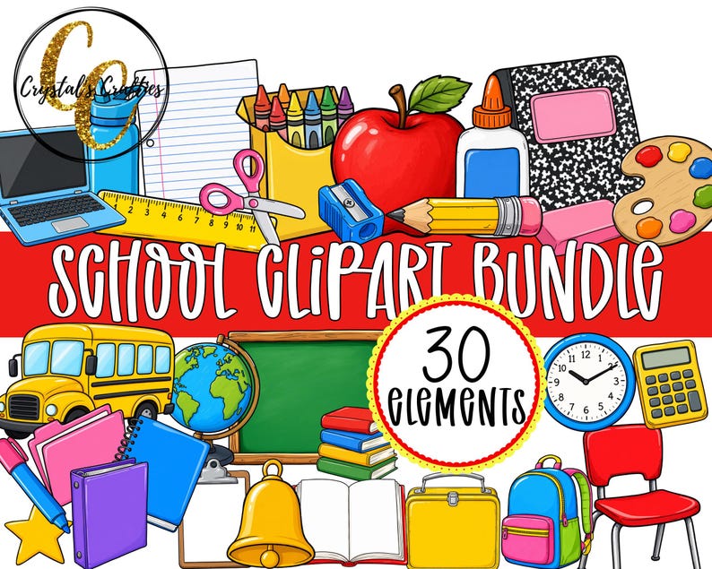 Back to School Clipart Bundle