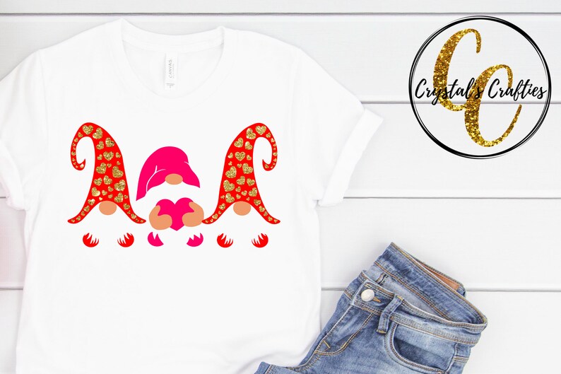 Download Valentine Gnome SVG Valentines SVG Gnome SVG Cute | Etsy