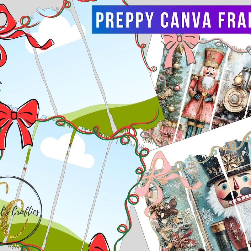 Preppy Picture Border - Etsy