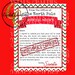 Elf Letters, Naughty Warning, Elf is Sick Letter, Letters From Santa ...