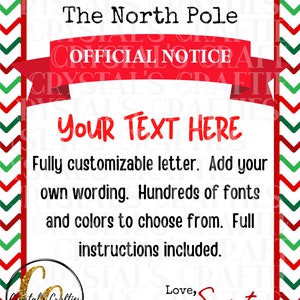 Elf Letters, Naughty Warning, Elf is Sick Letter, Letters From Santa ...