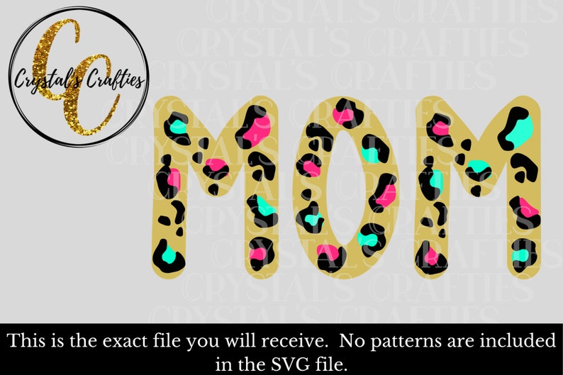 Download Mom SVG Mother's Day SVG Leopard Print SVG Cheetah | Etsy