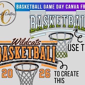Basketball Canva Frames