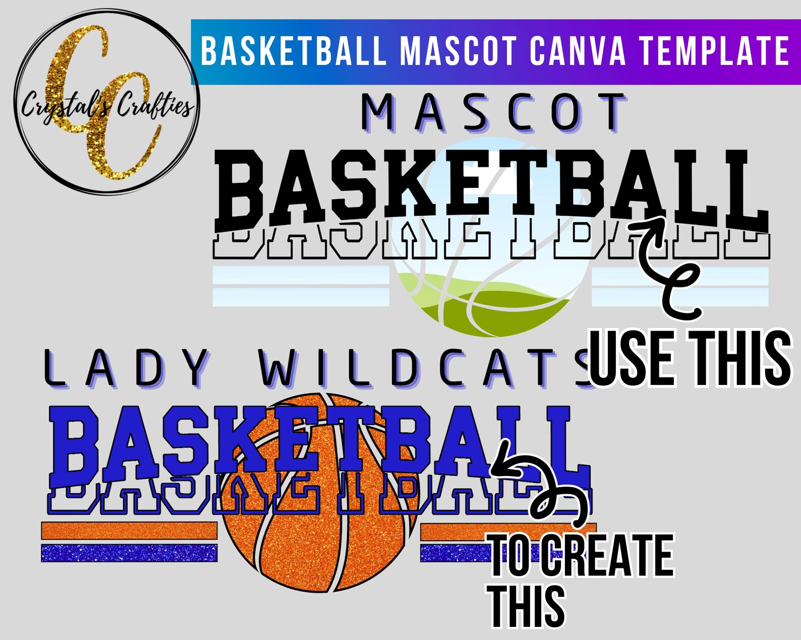 Basketball Editable Frame Basketball Canva Template, Basketball Mascot Canva Frame Template ...