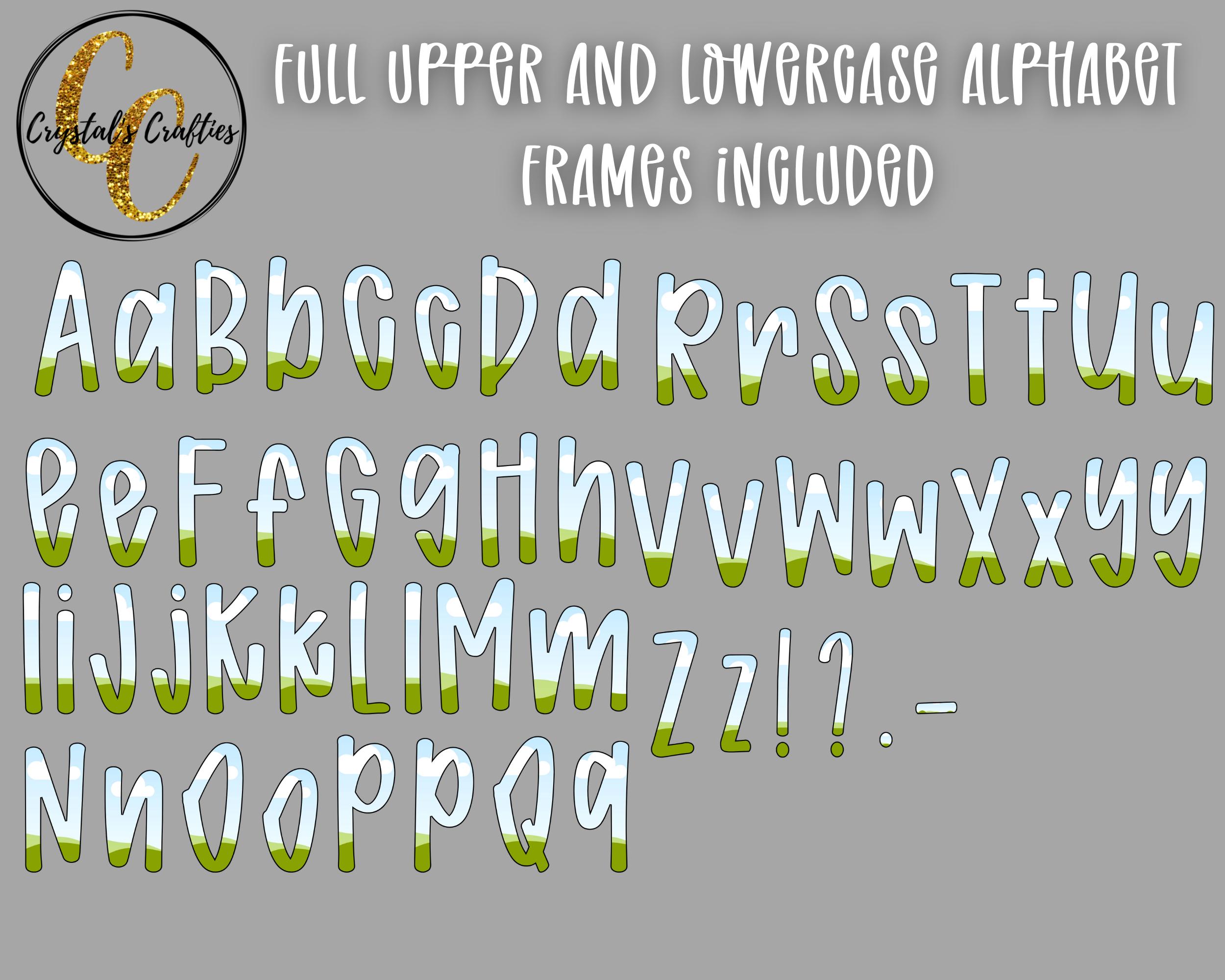 Polaroid Photo Canva Frame and Alpha Set, Canva Frames, Canva Alphabet ...