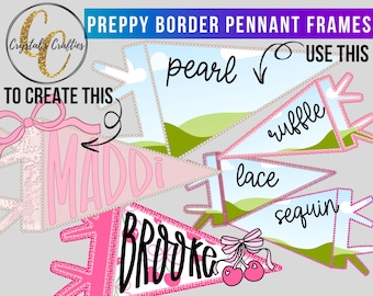 Ramki na płótnie z motywem proporczyka w stylu preppy, ramka na płótnie z motywem ducha szkoły, ramki na płótnie z motywem preppy, ramka z flagą proporczyka, szkolne sporty, ramka na płótnie z motywem drużyny sportowej