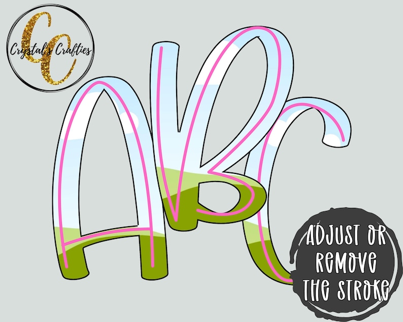 Preppy Canva Alphabet Frames, Center Line Letter Frames, Canva Alphabet Frames, Canva Letter Frames image 3