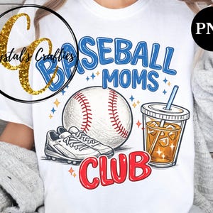Baseball Moms Club PNG