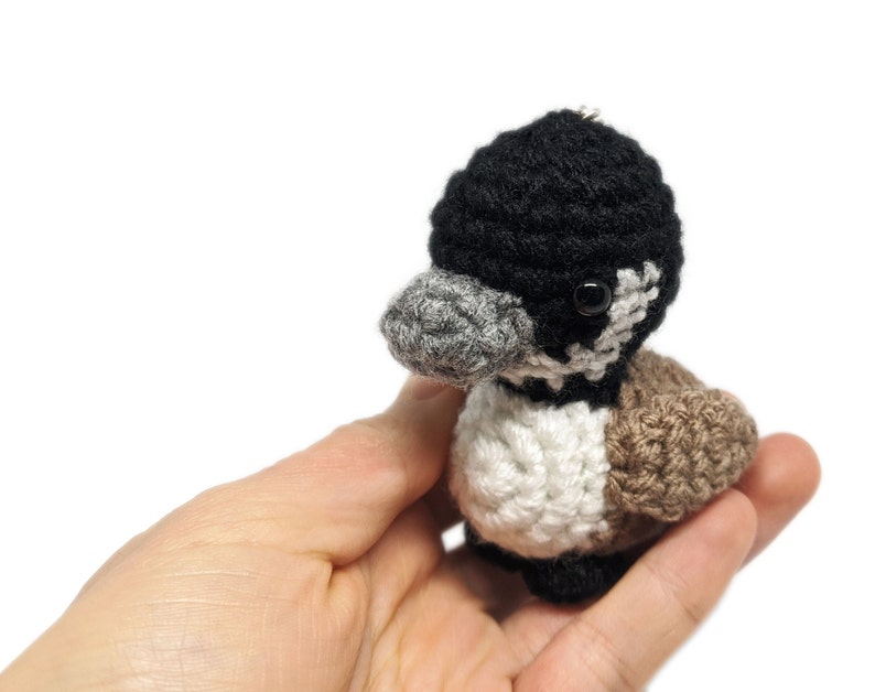 PATTERN: Crochet Amigurumi Cute Canada Goose plus Mallard Duck Stuffed Animal Plush Toy Keychain PDF English Two for One image 2