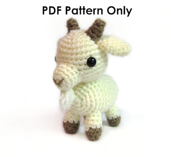 goat stuffed animal pattern