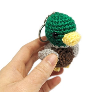 PATTERN: Crochet Amigurumi Cute Canada Goose plus Mallard Duck Stuffed Animal Plush Toy Keychain PDF English Two for One image 3