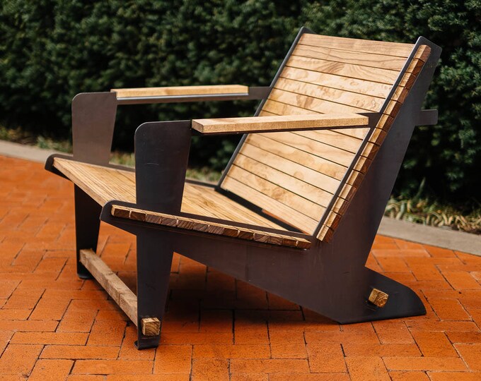 Steel Adirondack Chair DIY Kit Etsy