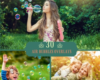 30 Blowing Bubbles Photoshop Overlays, Soap Bubbles Overlay, Digital Backdrop, Photoshop Overlays, Spring Overlays, Soap bubble overlay