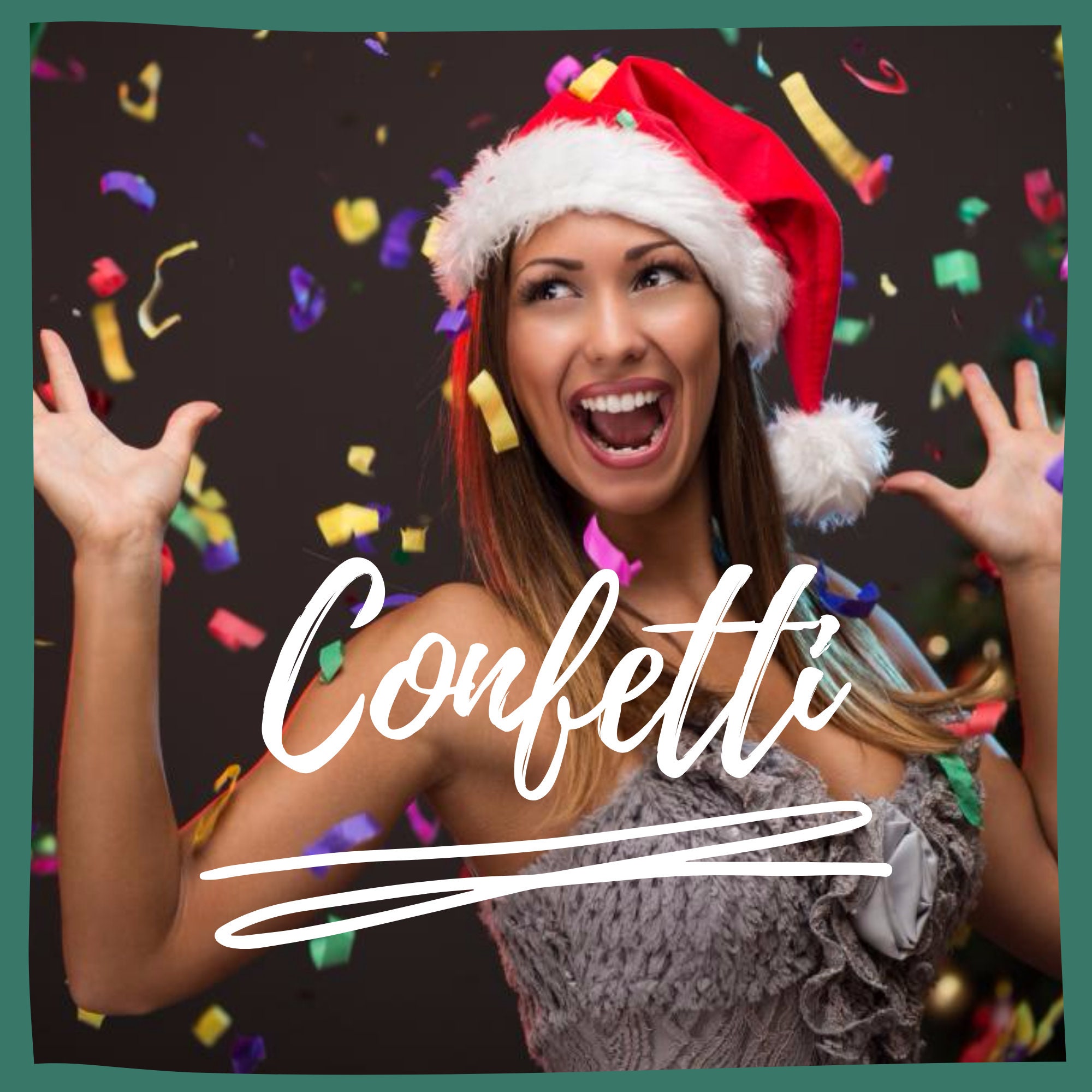 60 Confetti Overlays Wedding Birthday Etsy