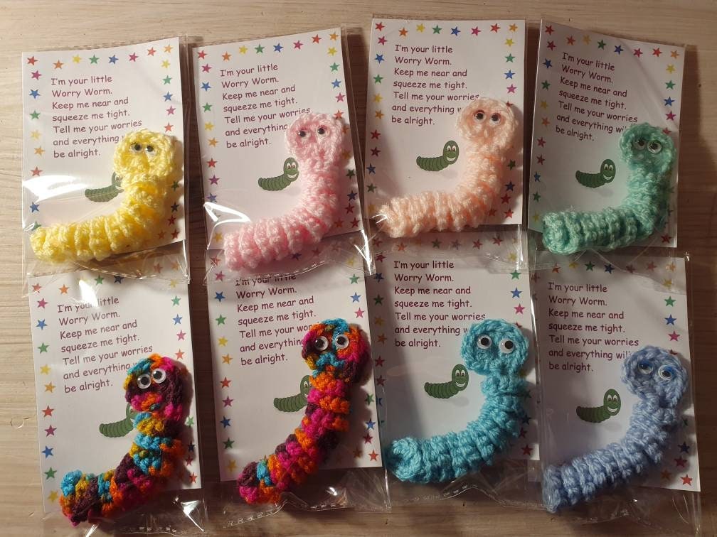 Wiggle Worm Poem Gift Tag and Crochet Pattern Playful Bundle -  Portugal