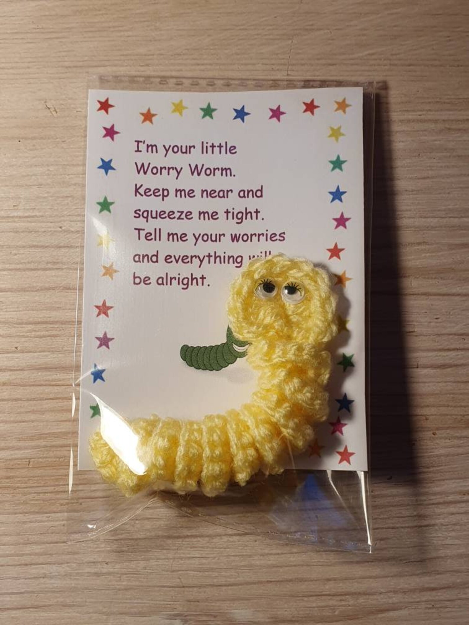 Worry Worm This Is For One Worry Worm Only Etsy