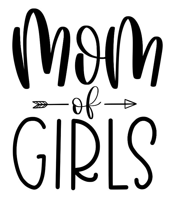 Mom Life / Mom of Girls SVG File Circut Cut File for - Etsy UK