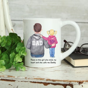 Daddy's Little Girl, Dad mug, Gifts for Dad, Dad and Kids, Fathers Day, Gifts for Grandpa, Grandpa, Granddaughter, Custom Mug