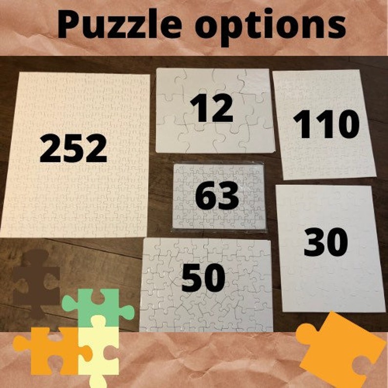 Custom Puzzles Photo Puzzle Personalized Jigsaw Photo Etsy