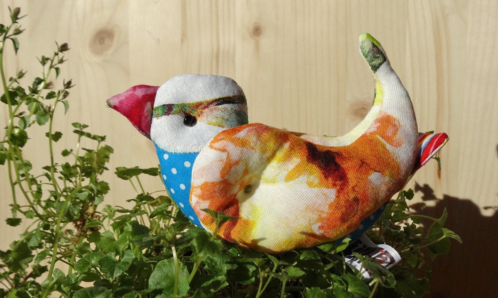 Pájaro decoración única de la habitación decoración de la | Etsy