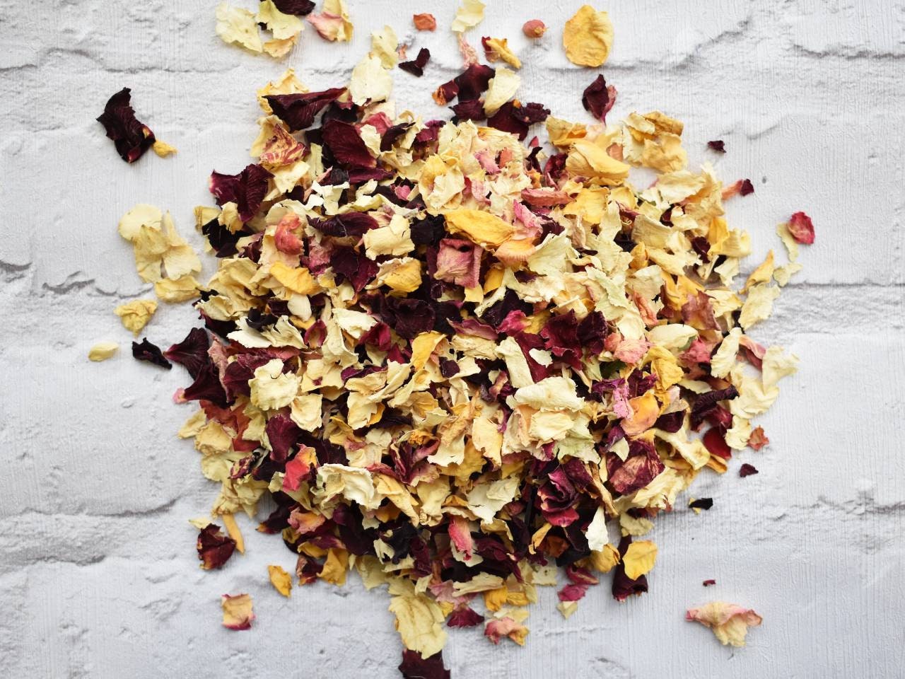 Biodegradable Classic Confetti filled pouches & tray Natural Etsy